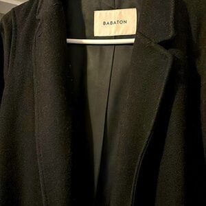 Babaton aritzia black coat